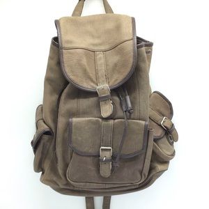 Quality Heavy Leather Back Pack...Timeless
